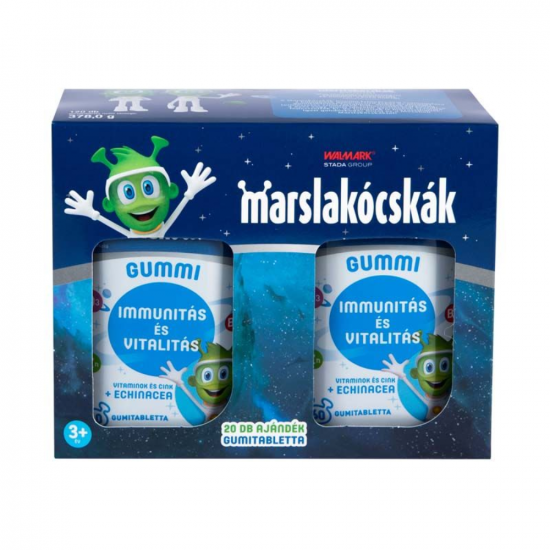 MARSLAKÓCSKÁK GUMMI ECHINACEA MULTIVITAMIN - 120X